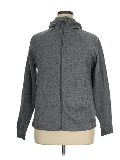 Pre-owned All In Motion Zip Up Hoodie In Gray