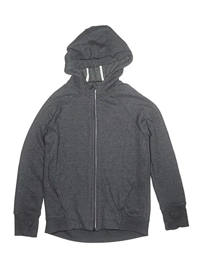 Pre-owned All In Motion Kids' Zip Up Hoodie In Gray