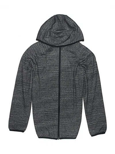 Pre-owned All In Motion Kids' Zip Up Hoodie In Gray