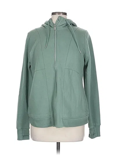 Pre-owned All In Motion Zip Up Hoodie In Green