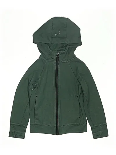 Pre-owned All In Motion Kids' Zip Up Hoodie In Green