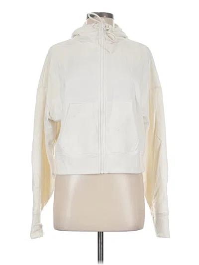 Pre-owned All In Motion Zip Up Hoodie In Ivory