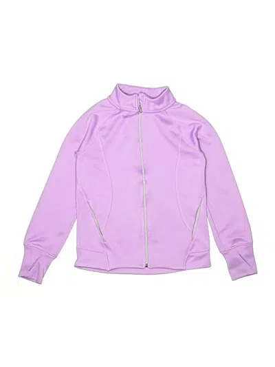 Pre-owned All In Motion Kids' Zip Up Hoodie In Purple