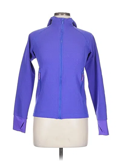 Pre-owned All In Motion Zip Up Hoodie In Purple