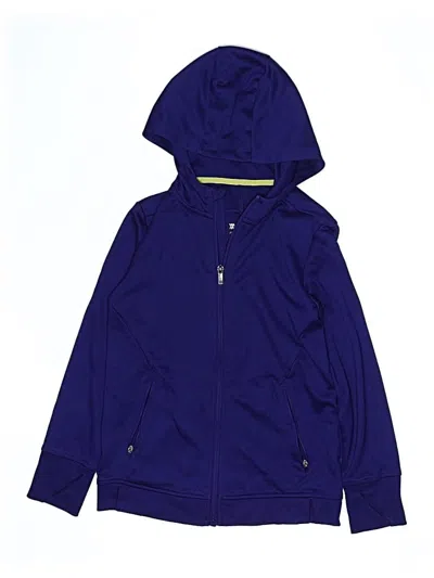 Pre-owned All In Motion Kids' Zip Up Hoodie In Purple