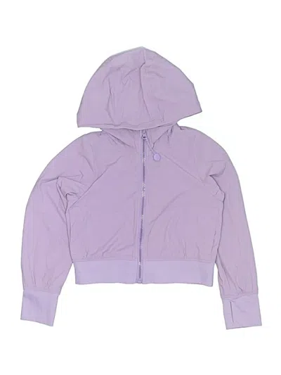 Pre-owned All In Motion Kids' Zip Up Hoodie In Purple