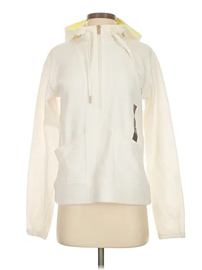 Pre-owned All In Motion Zip Up Hoodie In White