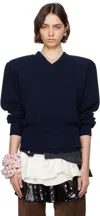 All In Navy Display Army Sweater