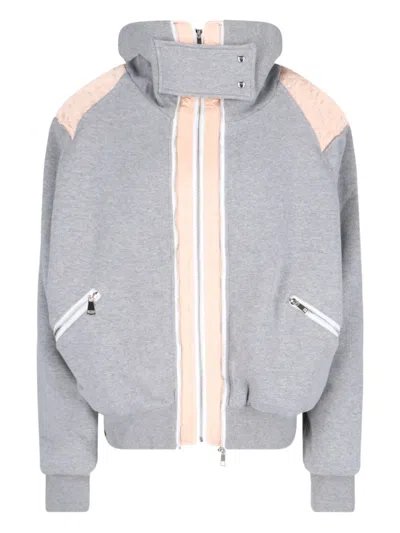All In Panelled Bomber Jacket