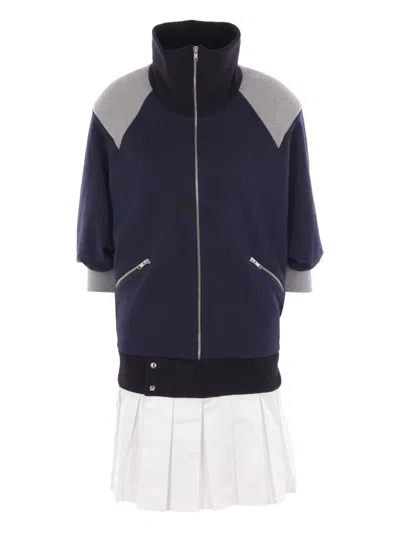 All In Technical-fabric Bomber Dress