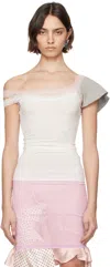 All In White Double Tank Top