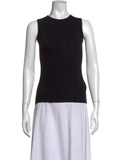 Pre-owned All My Love Crew Neck Sleeveless Top W/ Tags In Black