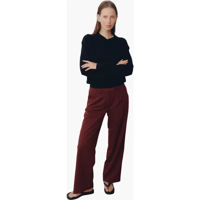 All My Love Renee Pants In Burgundy