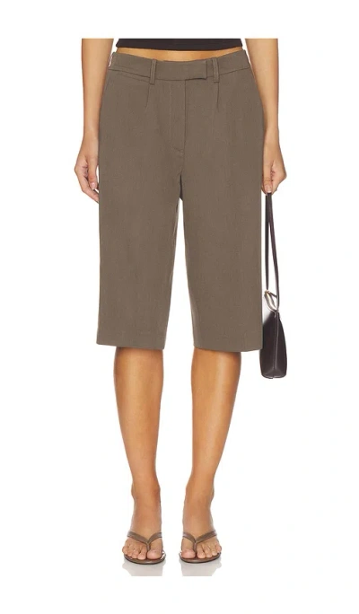 All My Love Renee Shorts In Brown