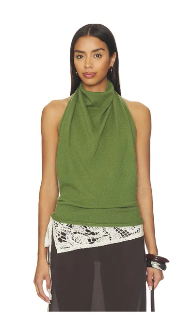All My Love X Revolve Tara Shawl Top In Green