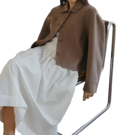 All : Row Collins Jacket In Mocha In Brown