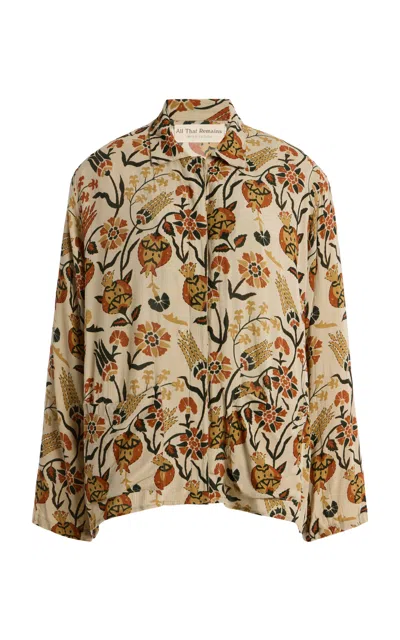 All That Remains Daphne Bamboo Shirt In Multi