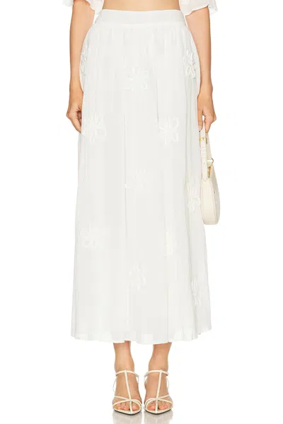 All That Remains Fleur Skirt In Gray