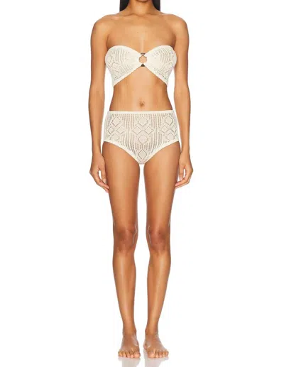 All That Remains Jenny Bikini Top In Cream In White