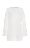 All That Remains Lucia Silk-cotton Dress In White