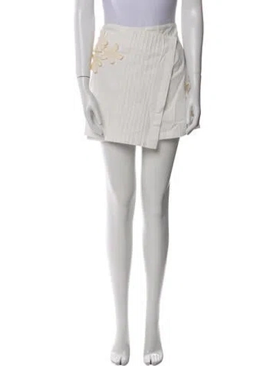 Pre-owned All That Remains Mini Skirt In White