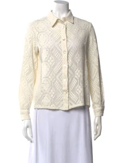 Pre-owned All That Remains Patterned Long Sleeve Top In Neutral