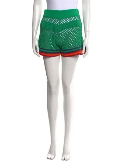 Pre-owned All That Remains Printed Mini Shorts W/ Tags In Green