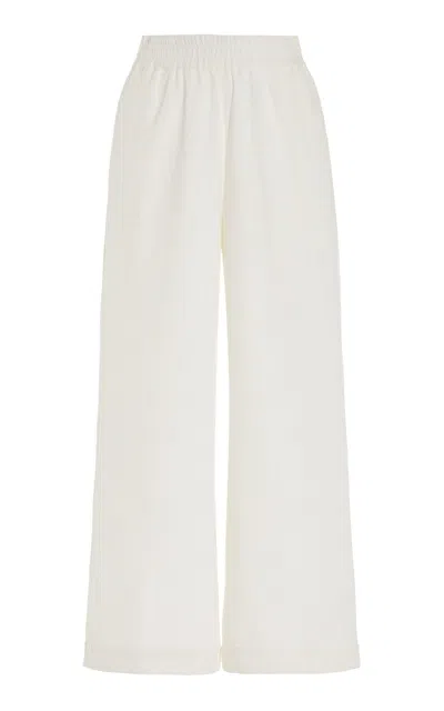 All That Remains Rylee Cotton-tanami Pants In White