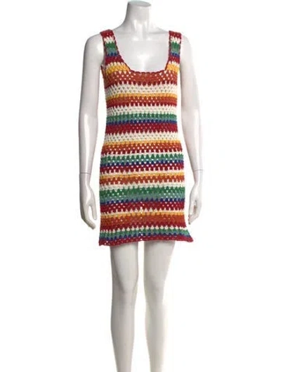 Pre-owned All That Remains Striped Mini Dress W/ Tags In Multicolor
