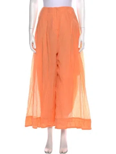 Pre-owned All That Remains Wide Leg Pants In Orange