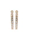 All The Luck In The World Large Gem Hoop Earrings