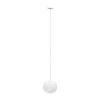 All The Rages 1-light Woven Paper Shade Pendant In White