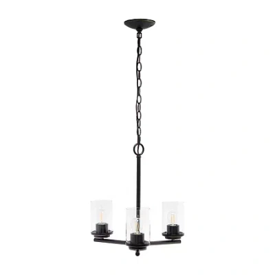 All The Rages 3-light 15" Hanging Chandelier Pendant Light In Brown