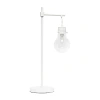 All The Rages Beacon Metal Table Lamp In White
