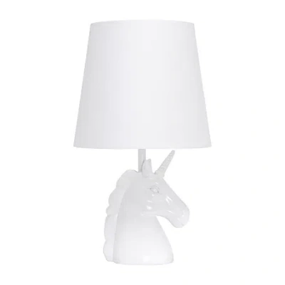 All The Rages Blue Sparkling Unicorn Resin Table Lamp