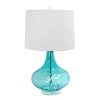 All The Rages Elegant Designs Glass Table Lamp In Blue