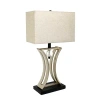 All The Rages Elegant Designs Metal Table Lamp In Silver