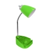 All The Rages Limelights Gooseneck Organizer Desk Lamp With Ipad Tablet Stand Book Holder And Usb Port In Green
