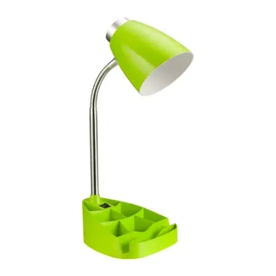 All The Rages Limelights Gooseneck Organizer Desk Lamp With Ipad Tablet Stand Book Holder In Green