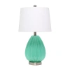 All The Rages Pleated Table Lamp In Blue
