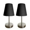 All The Rages Simple Designs Metal Table Lamp In Black