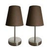 All The Rages Simple Designs Metal Table Lamp In Brown