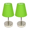 All The Rages Simple Designs Metal Table Lamp In Green