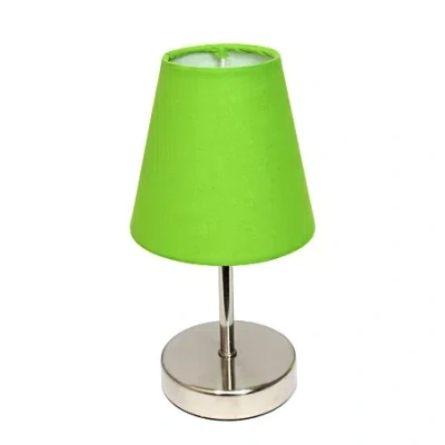 All The Rages Simple Designs Metal Table Lamp In Green