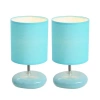 All The Rages Stone Ceramic Table Lamp In Blue