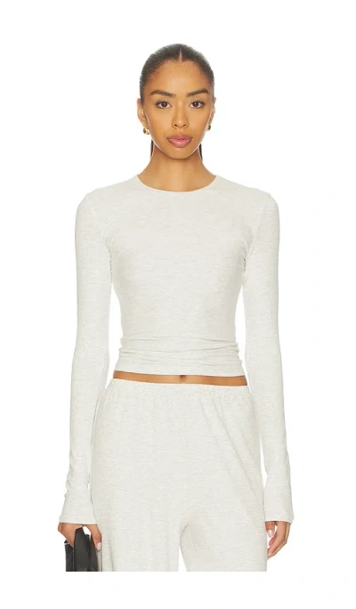 All The Ways Airlea Long Sleeve Top In Gray