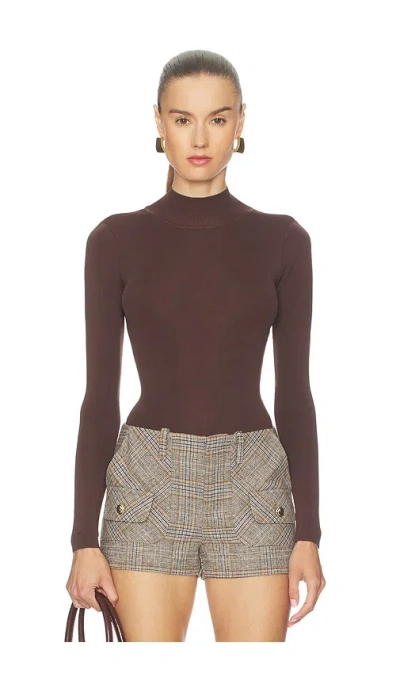 All The Ways Amerie Bodysuit In Brown
