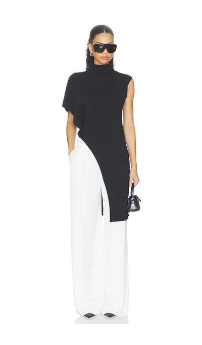 All The Ways Anika Asymmetrical Top In Black