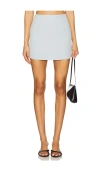 All The Ways Anslie Mini Skirt In Light Grey