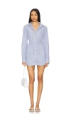 All The Ways Avalia Mini Dress In Blue